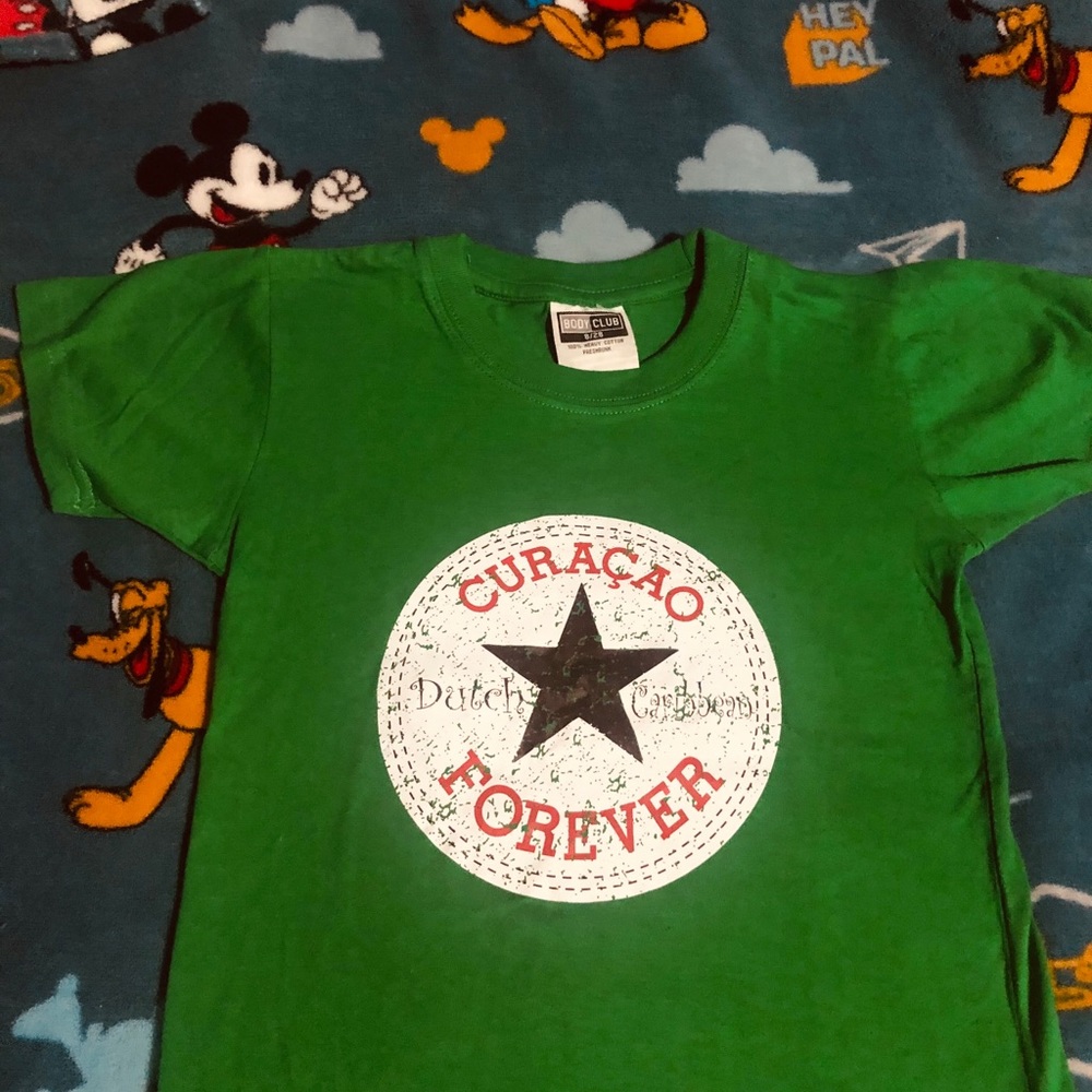 Green boys T-shirt